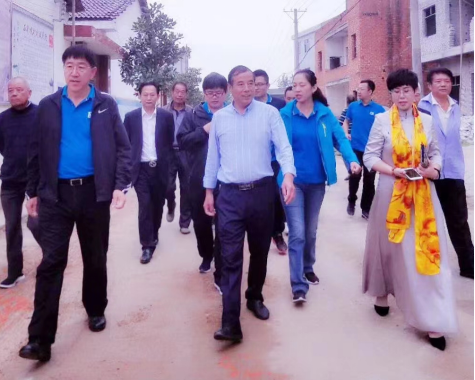 住建部王蒙徽部长，倪虹副部长到湖北省麻城市丁家寨湾调研由中建设计集团打造的乡村振兴示范村脱贫攻坚战工作